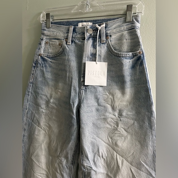 NWT PISTOLA Wes High Rise Barrel Jeans in Clever - Picture 8 of 15